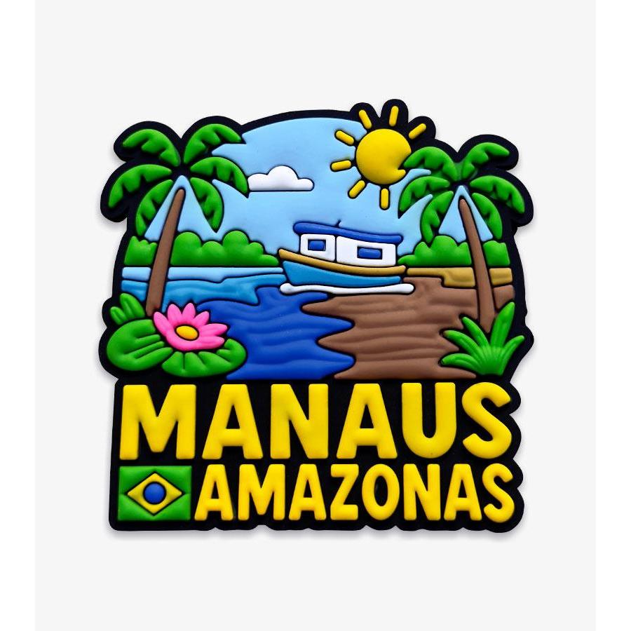 ímã emborrachado de Manaus – ímã de Geladeira