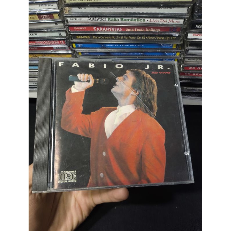 CD FABIO JR - AO VIVO- DISC COMPACT - CD Usado conservado - REF:CD 2889