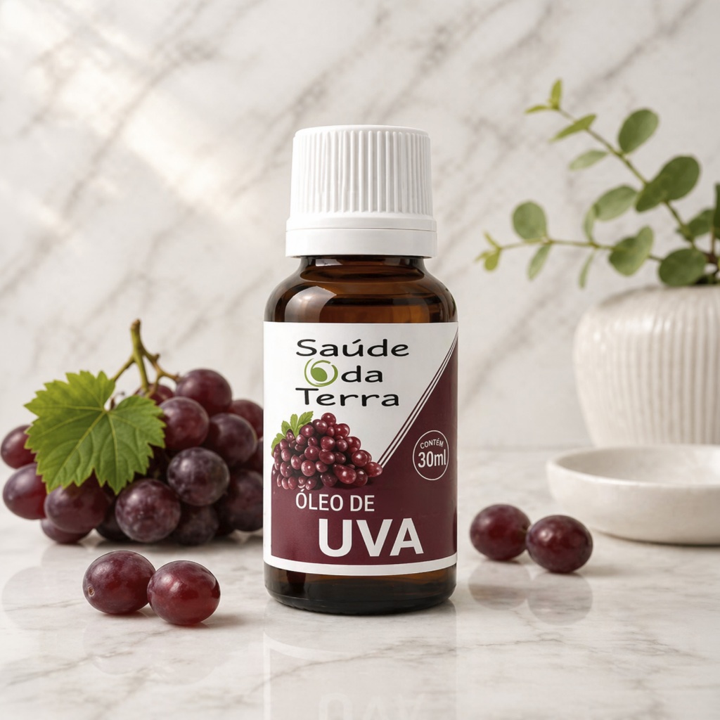 Óleo de Semente de Uva 30ml: Hidratação, Rejuvenescimento e Brilho Natural