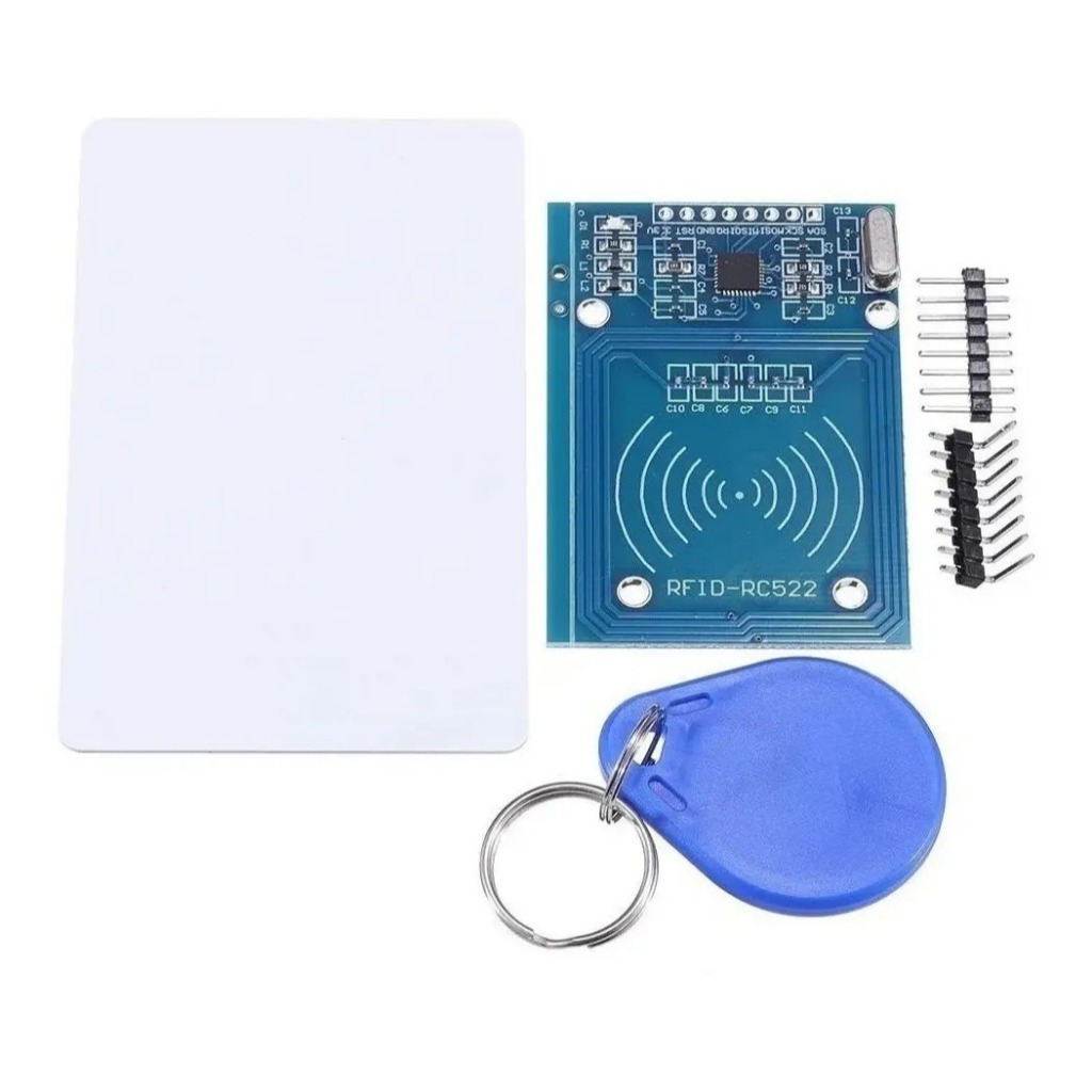 Módulo Leitor RFID RC522 13,56MHz SPI  Controle Acesso Arduino Mifare + Cartão Tag