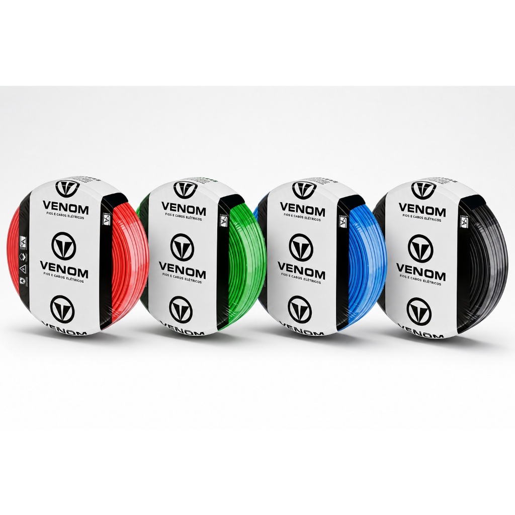 Fio 10mm Cabo Flexível Elétrico 750v 50 Metros Ou 100 Metros