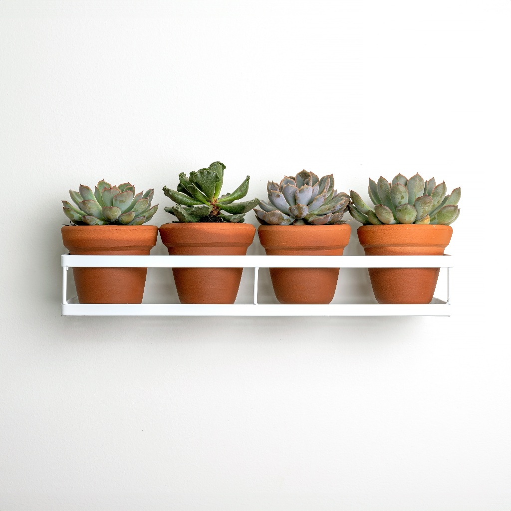 Suporte para Vaso de Parede para Plantas Floreira Suspensa Metal Preto Decorativo Jardim e Varanda