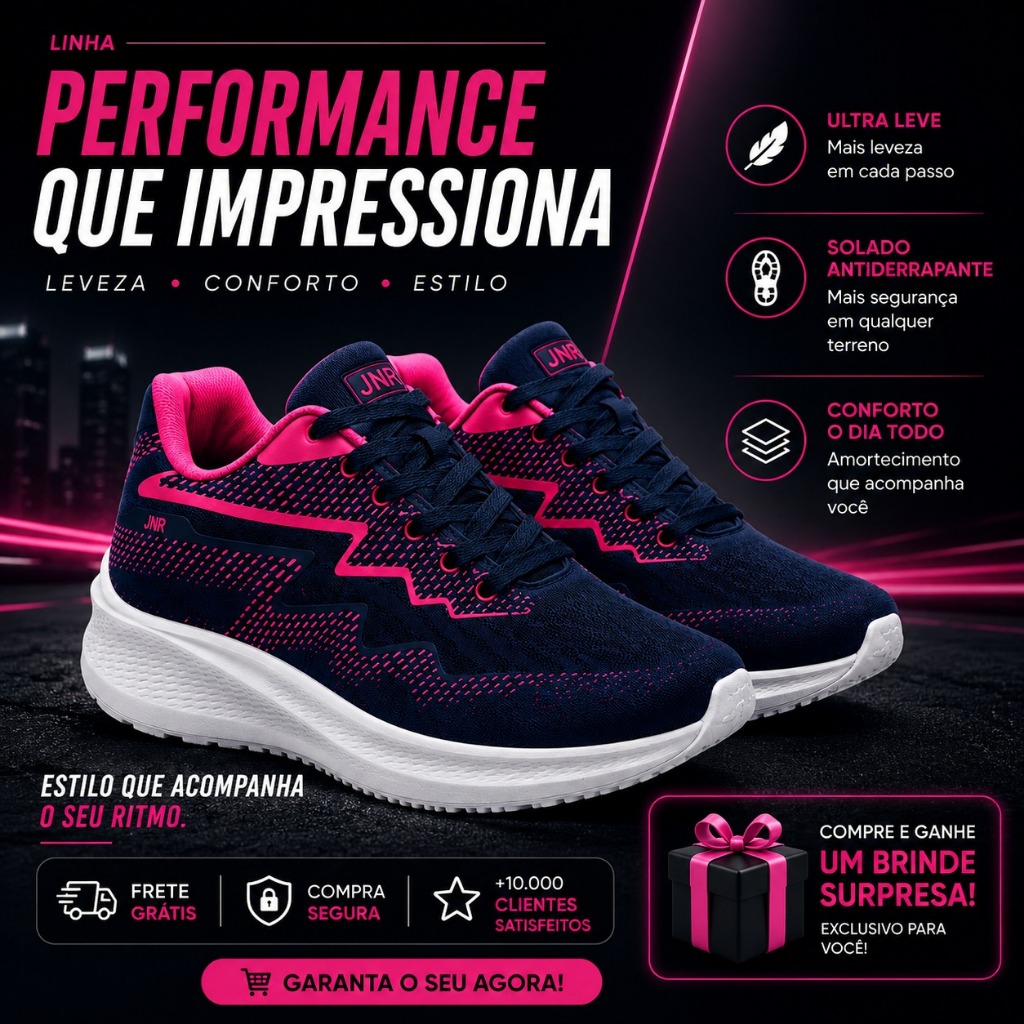 Tênis Feminino  confortavel Diker Esportivo Caminhada Academia envio rapido barato + brinde