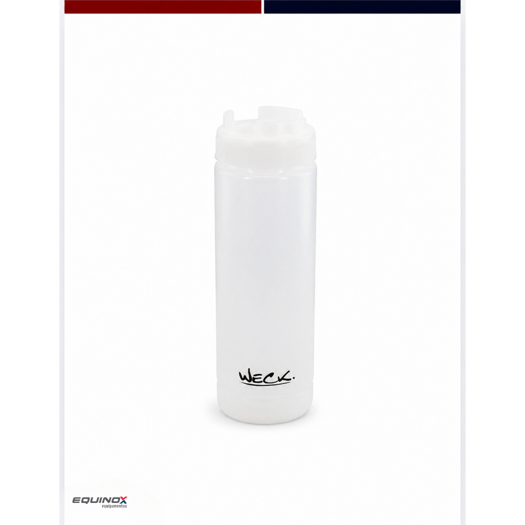 Bisnaga Invertida 590ml Weck para Molhos, Ketchup e Maionese