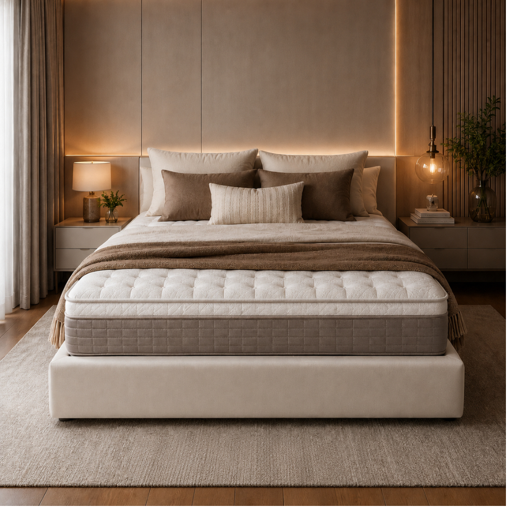Faixa Gringa para Cama Box Luxo Hotel Premium Tecido Boucle