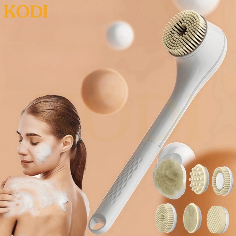 Escova Elétrica Rotativa para Banho - Esfoliante Corporal e Limpeza Profunda, Impermeável-E1