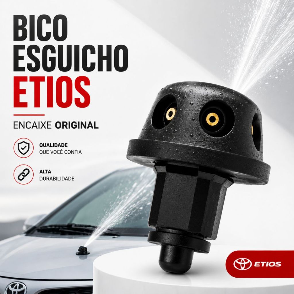 Brucutu Esguicho Parabrisa Etios 2012 a 2018 Dianteiro