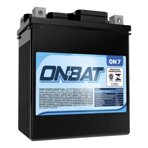 Bateria Xr 250 Tornado Mbr On 7 12v 7ah