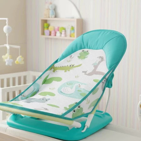 Cadeira Cadeirinha Balanco Bebe Assento Banho Banheira Dobravel Portatil