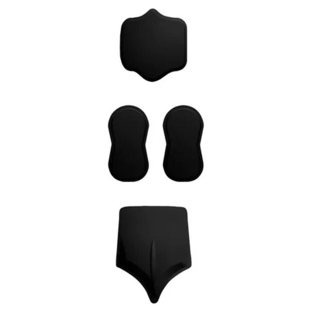 Kit 4 Placas Caindi Abdômen Cintura Tala Dorsal Cóccix Pós Cirurgia Kit Completo Único