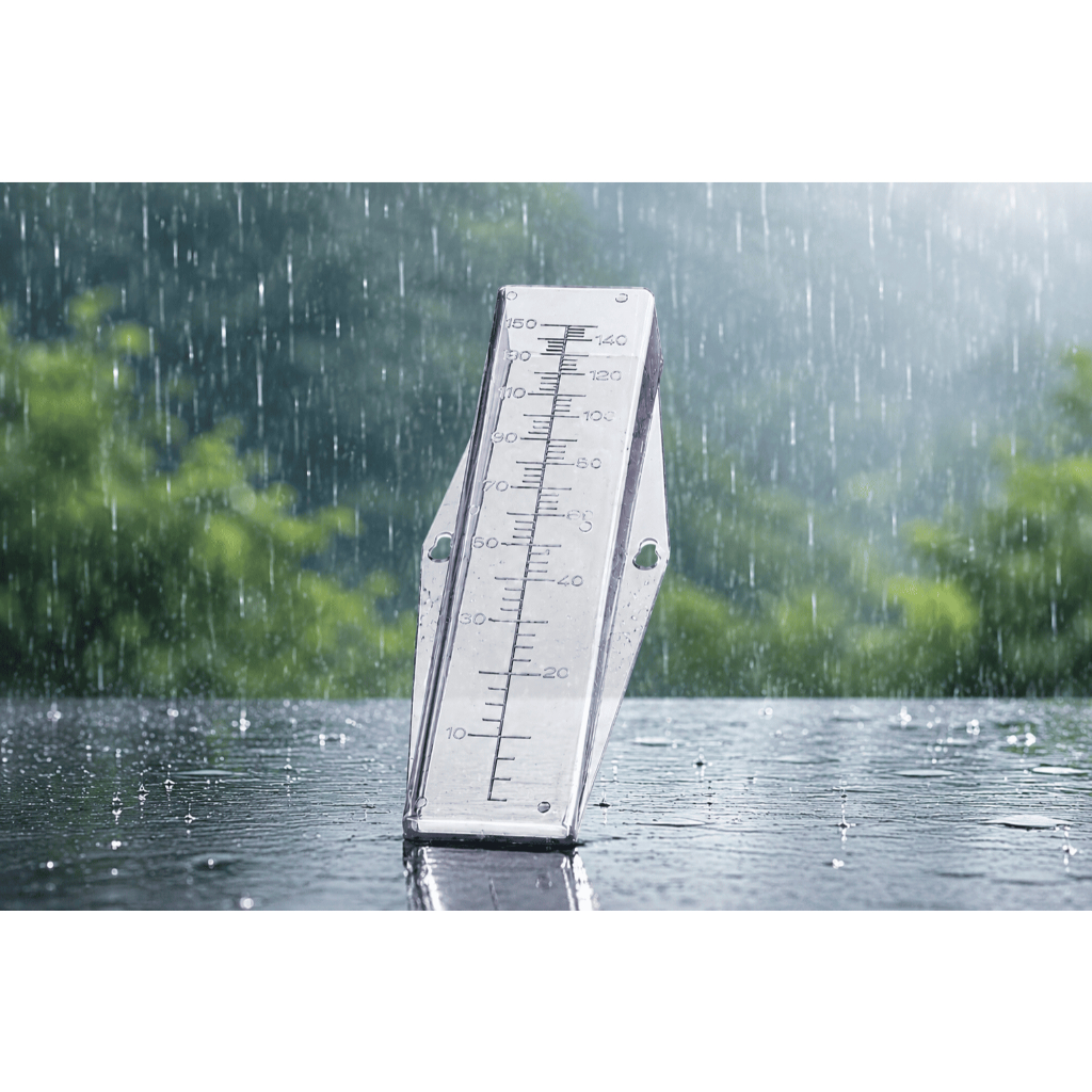 1 Pluviômetro Medidor de Chuva 150mm – Controle Preciso da Precipitação