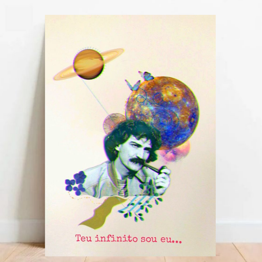 Quadro Placa Decorativa Belchior MPB Rock Musica e decoração ArtemQuadros 25