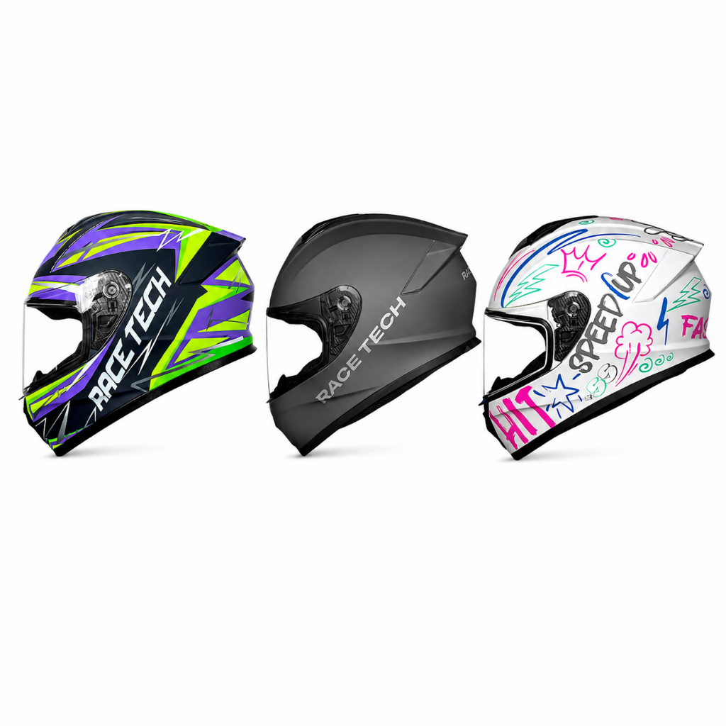Viseira Fume Para Capacete Race Tech Hit Anti Risco Polivisor — imagem 2 de 2