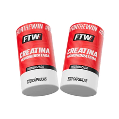 Kit 2x Creatina Monohidratada 100% Pura 120 Cápsulas FTW - Creatina Pura em Cápsula