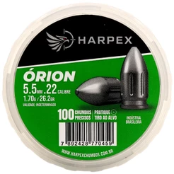Chumbinho Harpex Órion Alta Precisão 5.5mm (.22) - 100un