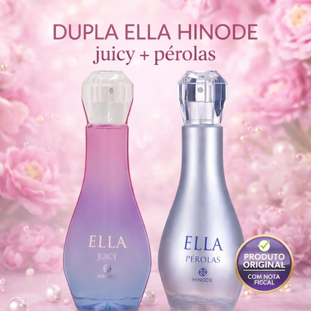 PERFUMES ELLA PÉROLAS  e ELLA JUICY HINODE 100mL