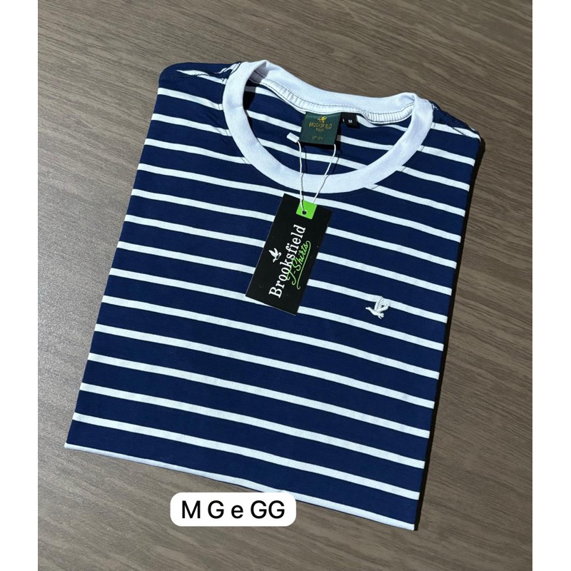 camiseta listrada brooksfield