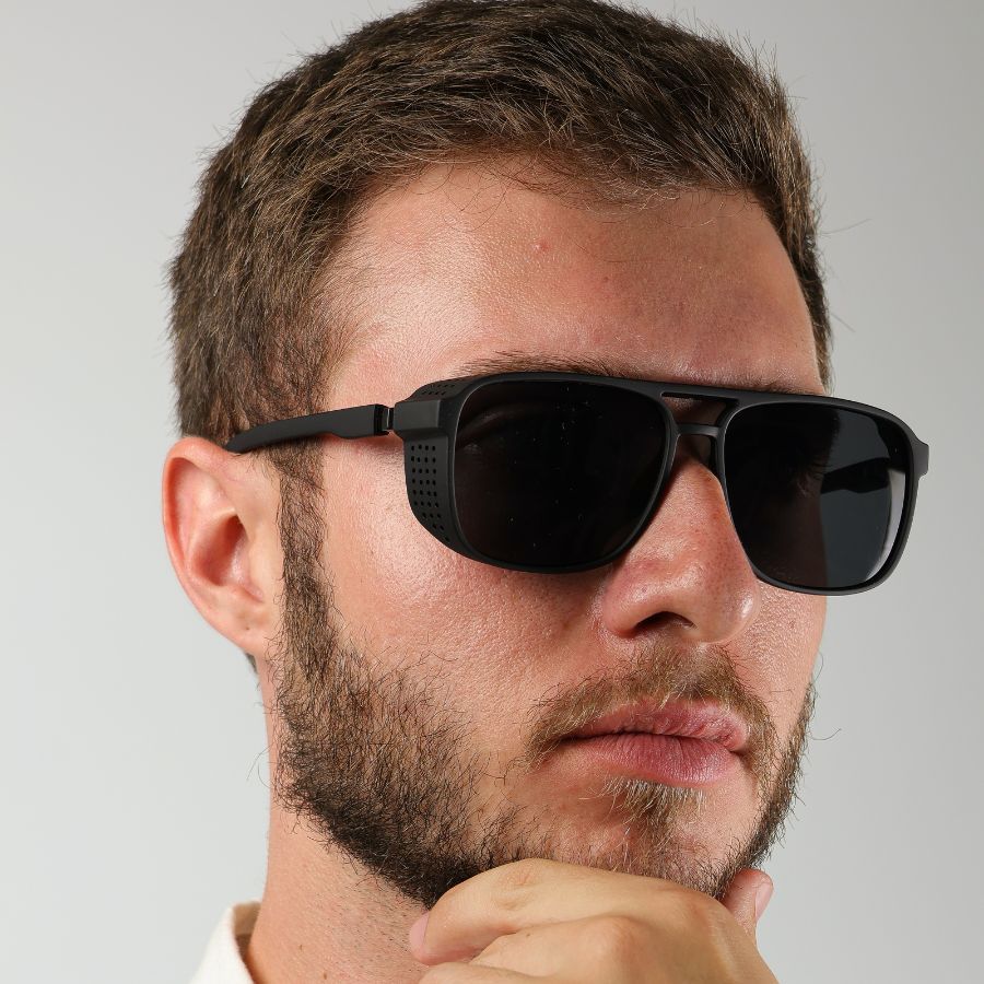 Oculos Oval Masculino Emborrachado Masculino Resistente Acetato Puro Haste Reforçada Marrom Preto