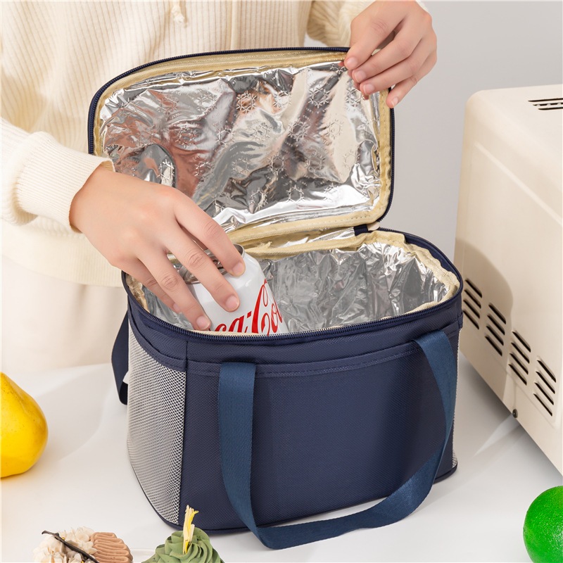 Bolsa Térmica Fitness Marmita Viagem Nécessaire Preto Office Trabalho Almoço BS-08 — imagem 2 de 2