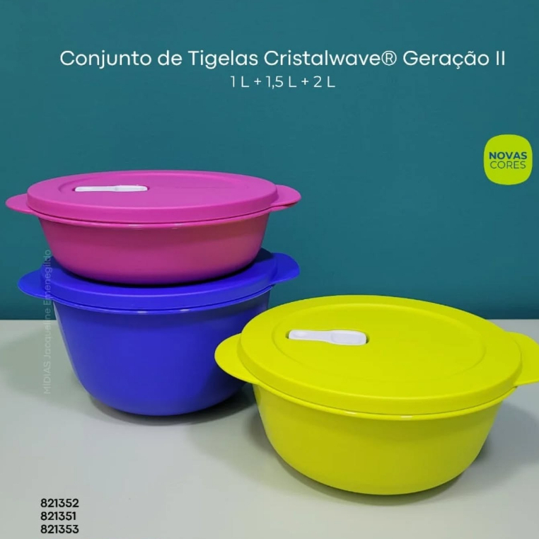 Marmita Cristalwave Redonda Tupperware Original
