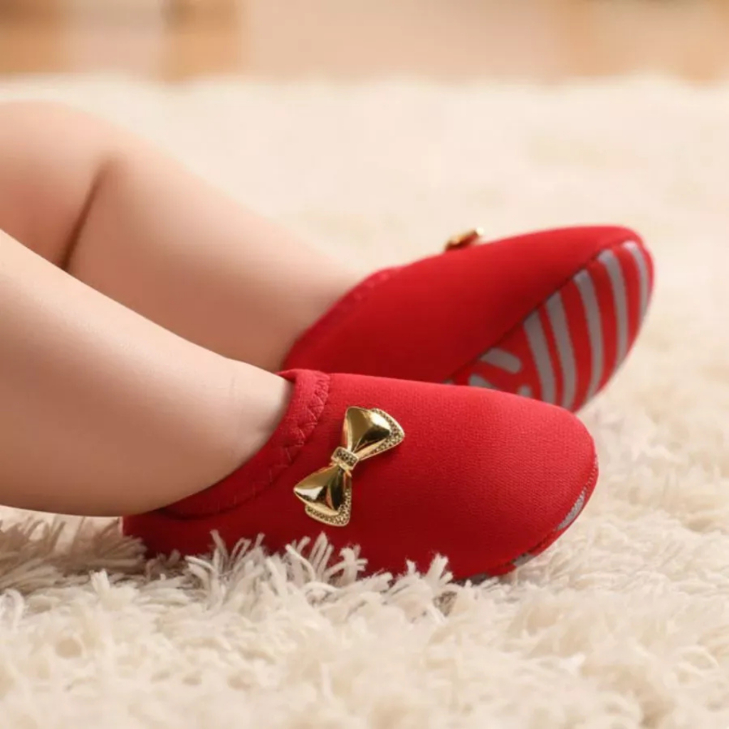 Sapatilha para Bebê Menina Elegante Macia e Confortável 