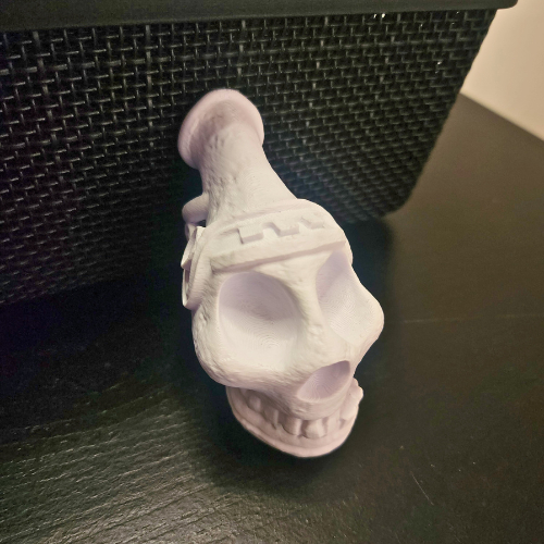 Apito da Morte Asteca Caveira Skull – Réplica com Som Arrepiante de Grito