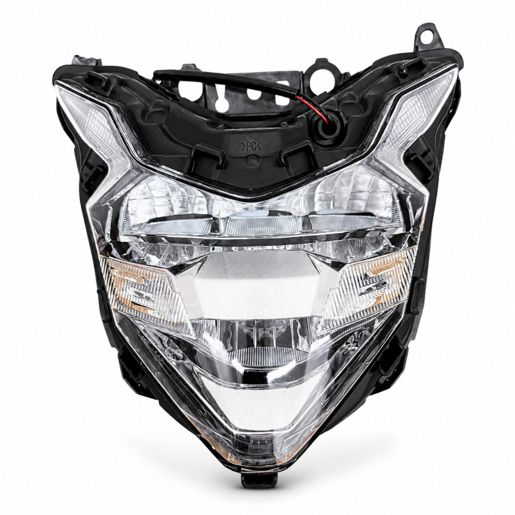 Farol Completo Full LED XRE 300 2019 2020 2021 2022 2023 Rally Adventure STD Bloco Óptico Dianteiro