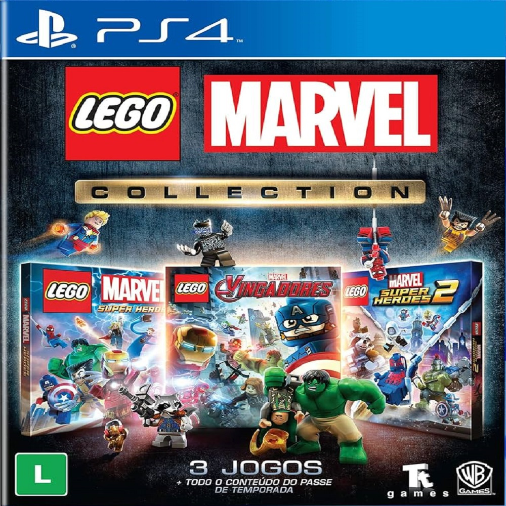 Coleção LEGO Marvel PS4 ou PS5