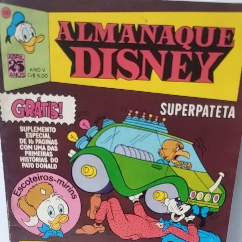 HQ Gibi Almanaque Disney Vinte cinco Anos.