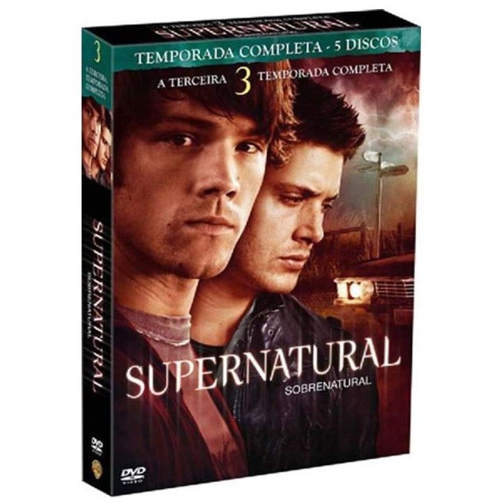 Box Dvd Supernatural 3ª Temporada Completa - Novo - Original - Lacrado