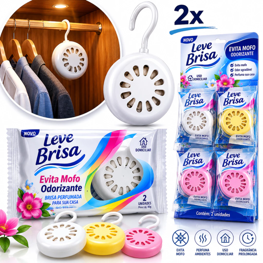 Kit Anti Mofo Evita Fungos Umidade  Cheiro Guarda Gavetas Armários Roupas — imagem 1