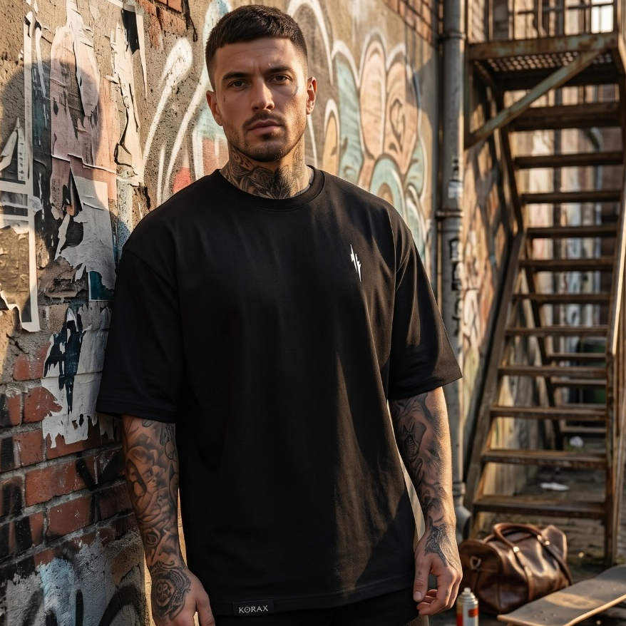 Camiseta Masculina Streetwear Algodão Blusa Oversized
