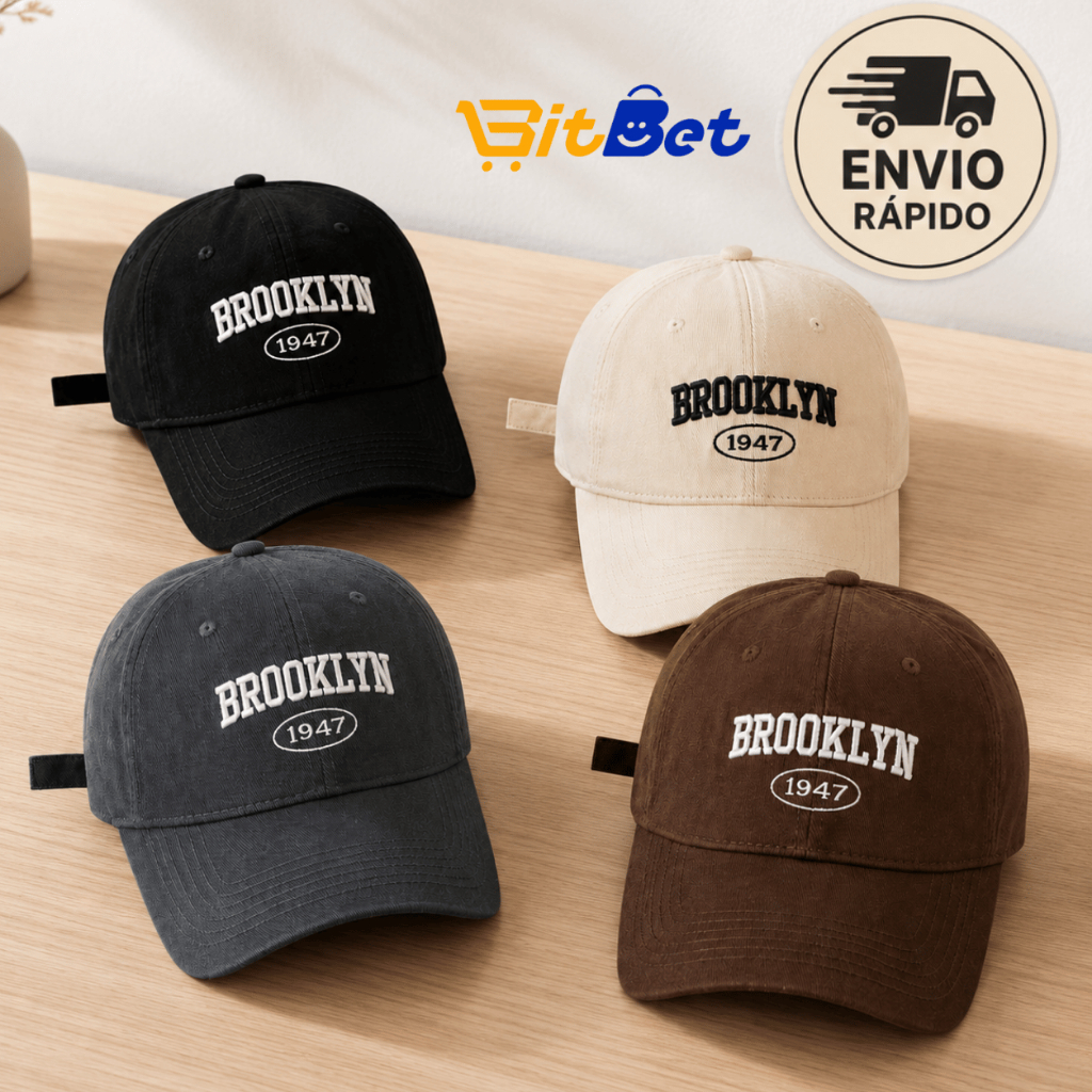 Boné Brooklyn 1947 Unissex | Ajustável, Casual e Confortável para o Dia a Dia BN-14