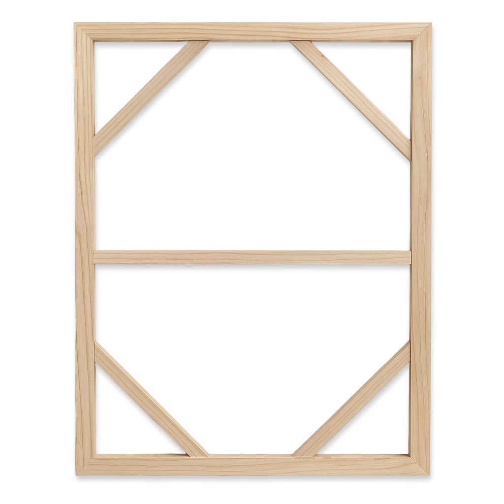 Chassi de Madeira para Quadro e Tela Canvas | Bastidor Reforçado para Pintura
