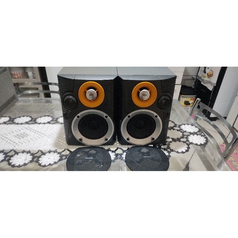 caixas acústicas Philips fw c505 Aiwa Sony cce Sharp pioneer kemwood gradiente jvc