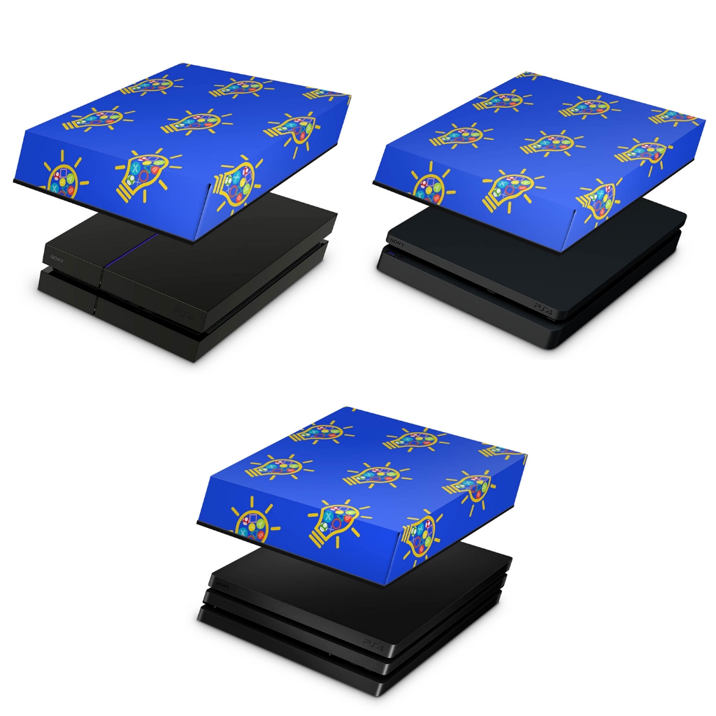 Capa Anti Poeira para PS4 FAT, SLIM ou PRO - Personalizada - Capa Playstation 4