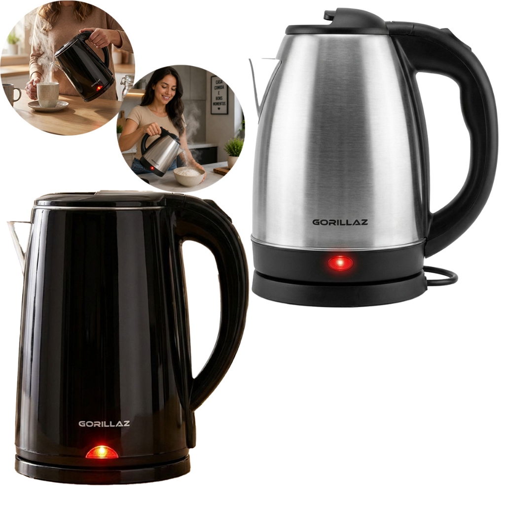 Chaleira Elétrica Led Desligamento Automático