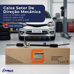 Caixa Setor Direção Mecânica Renault Clio Kangoo Symbol 1998 A 2018 Genuine Automotive