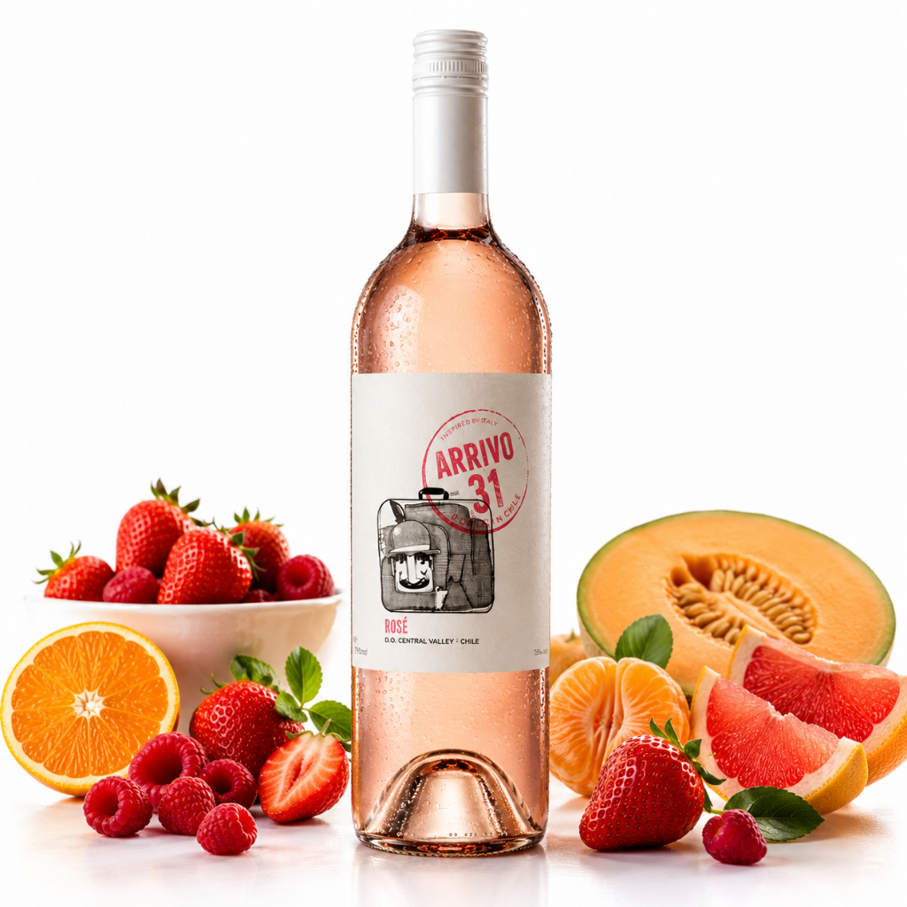 Vinho Rose Fino Seco Chileno Arrivo 31 Rose 750 ml