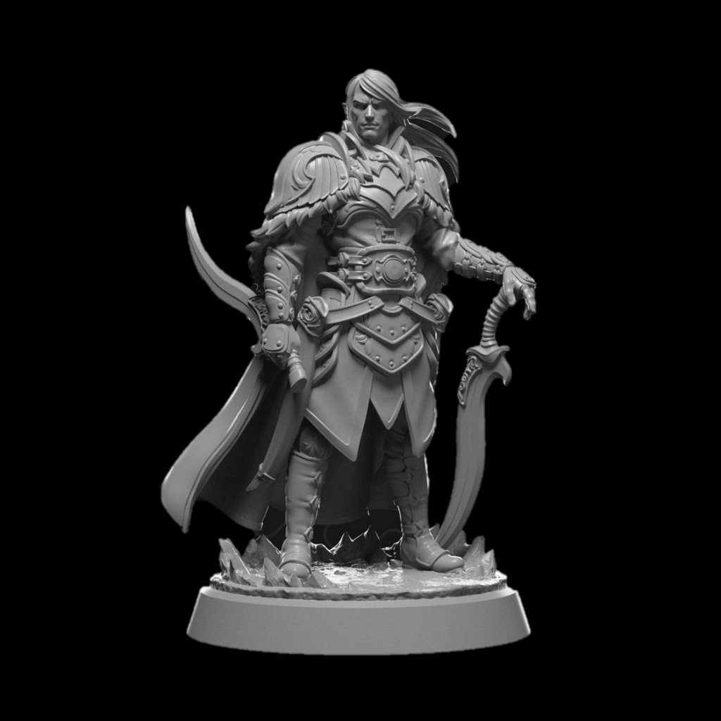 Miniatura Levin, Drow Ranger - Elfo Negro Mateiro