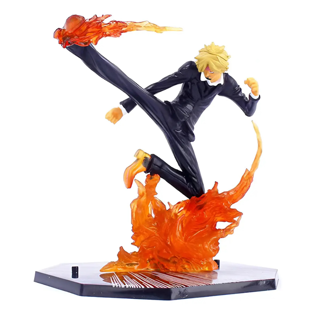 Action Figure Sanji Diable Jambe Estátua One Piece Anime