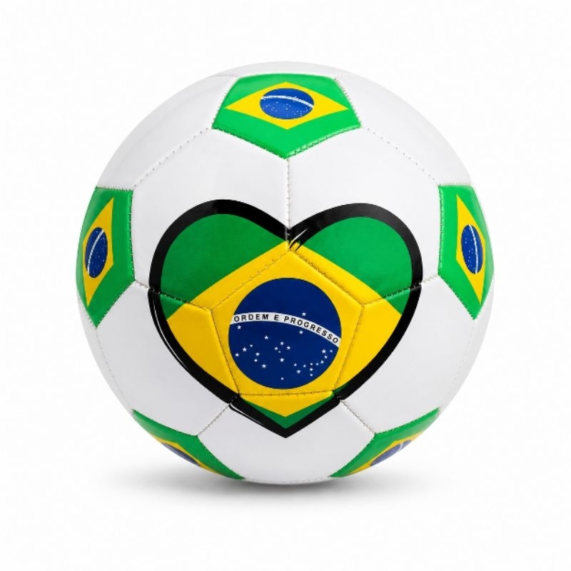 Bola de Futebol Campo Numero 5 - estampa do Brasil