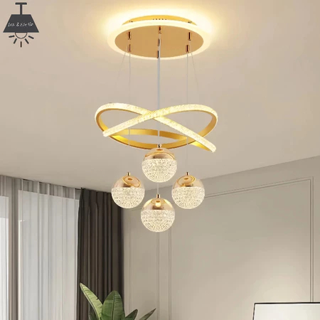 (110V/220V) Lustre LED Moderno Pendente 3 Cores/Luminária de teto LED/luminária pendente moderna e minimalista -O16
