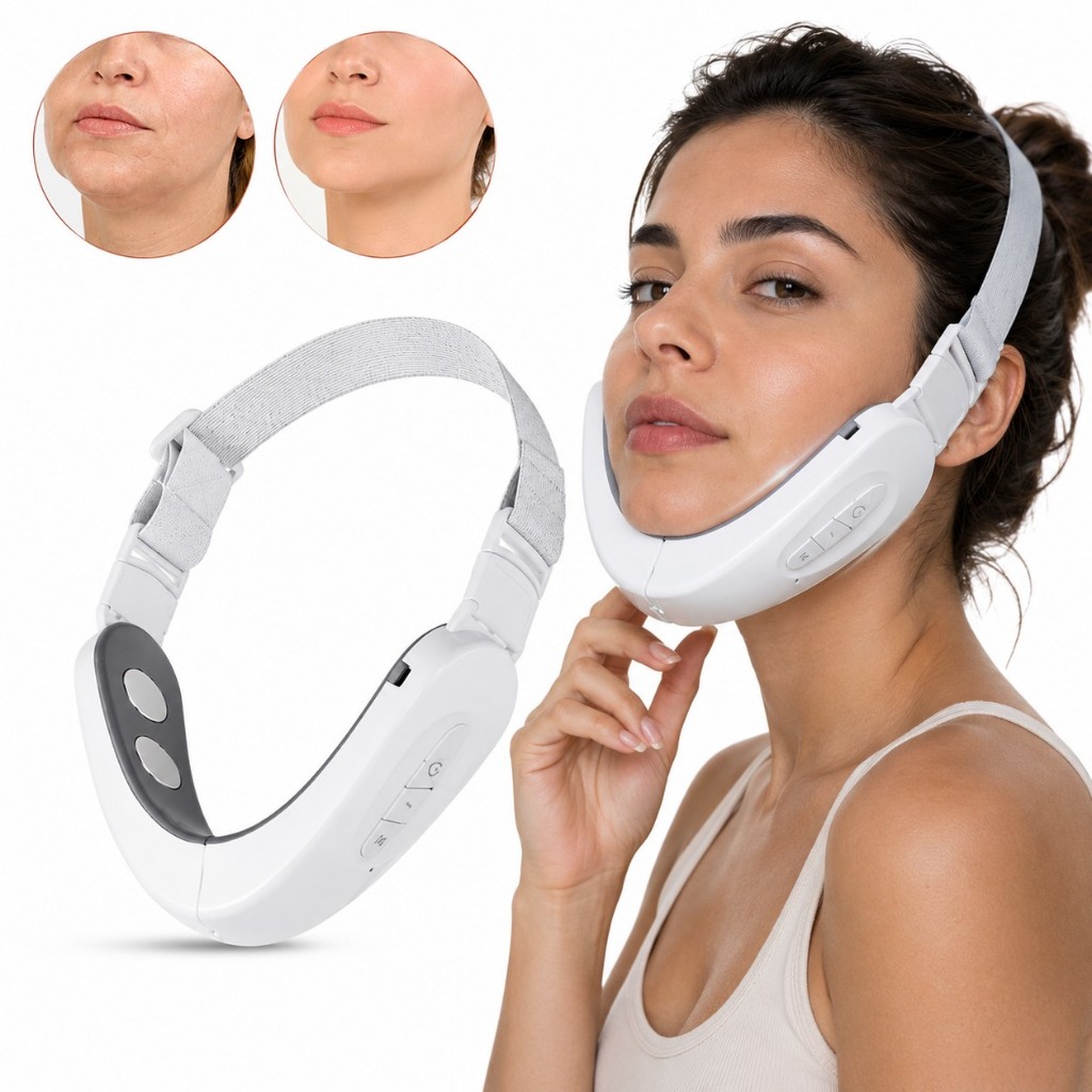 Massageador Redutor Tira Papada Aparelho Lifting Queixo Spa Beauty anti Rugas rejuvenescedor botox