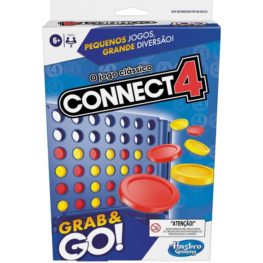 Jogo Connect 4 Grab And Go - Hasbro F8253
