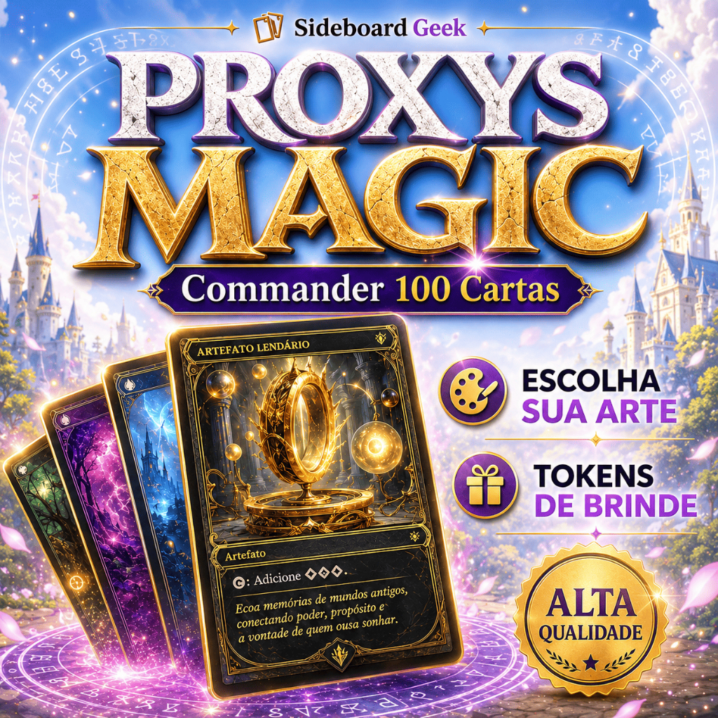 100 Cartas Magic The Gathering Proxys - Sua Lista Mtg