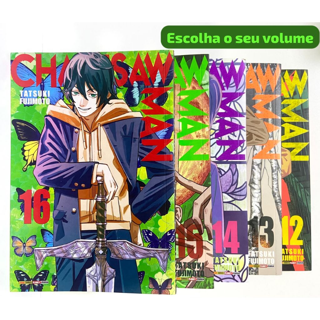 Chainsaw Man Vol 12, 13, 14, 15 e 16 (Escolha o seu volume - mangá em português)