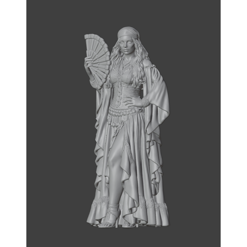 Imagem em Miniatura de Cigana ( modelo 9) -  SEM PINTURA