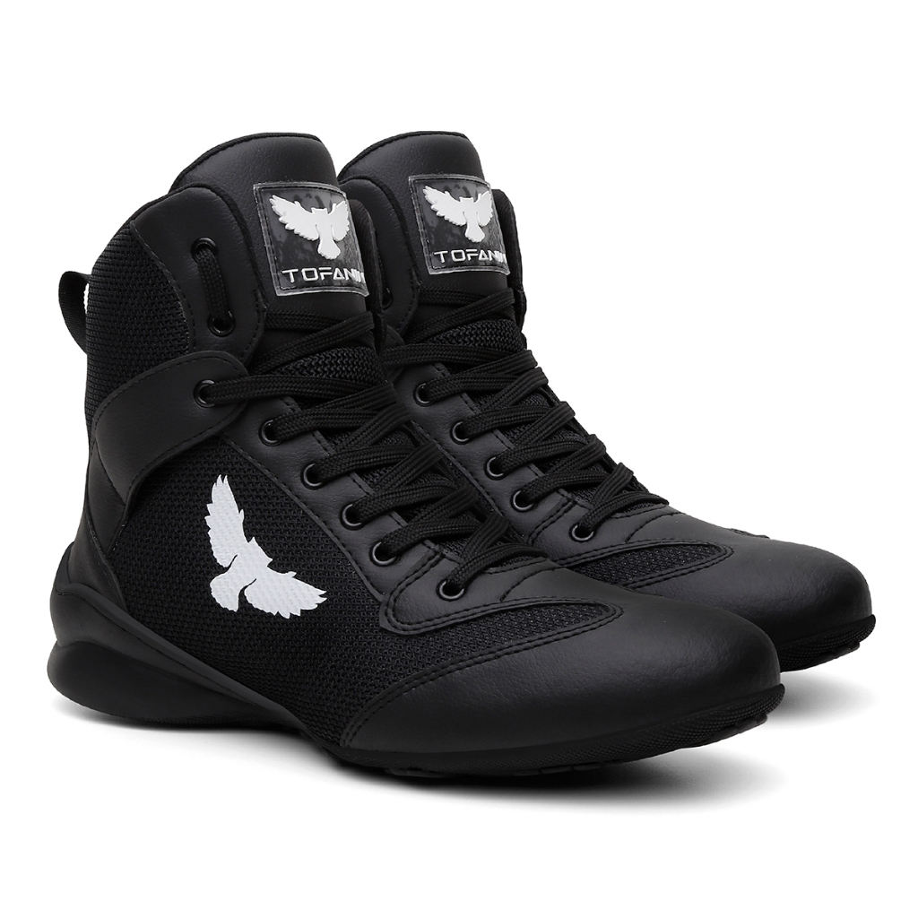 Bota de Treino Musculação Fitness Classic Tofanin Solado Reto Antiderrapante Power Grip
