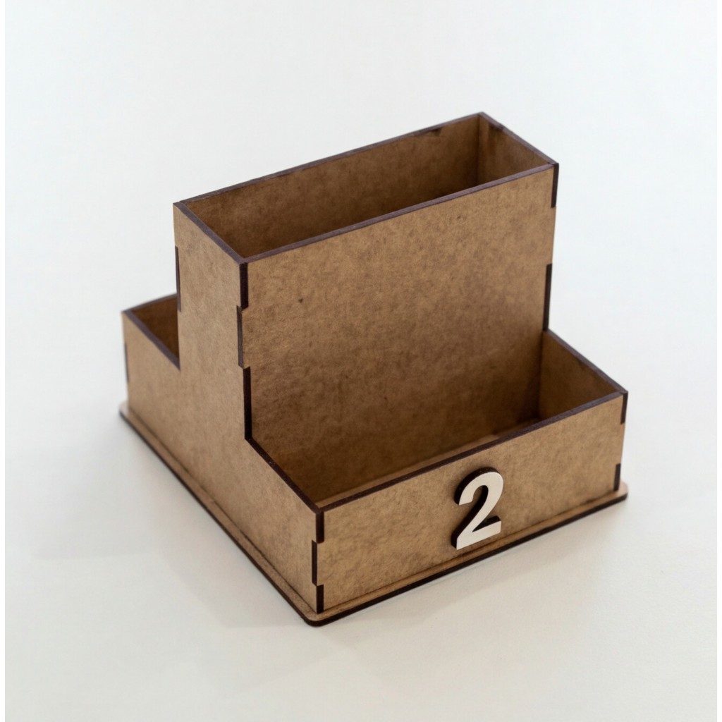 Kit 50 Porta Comanda Numerado em MDF com Divisórias Organizador de Mesa Restaurante Lanchonete